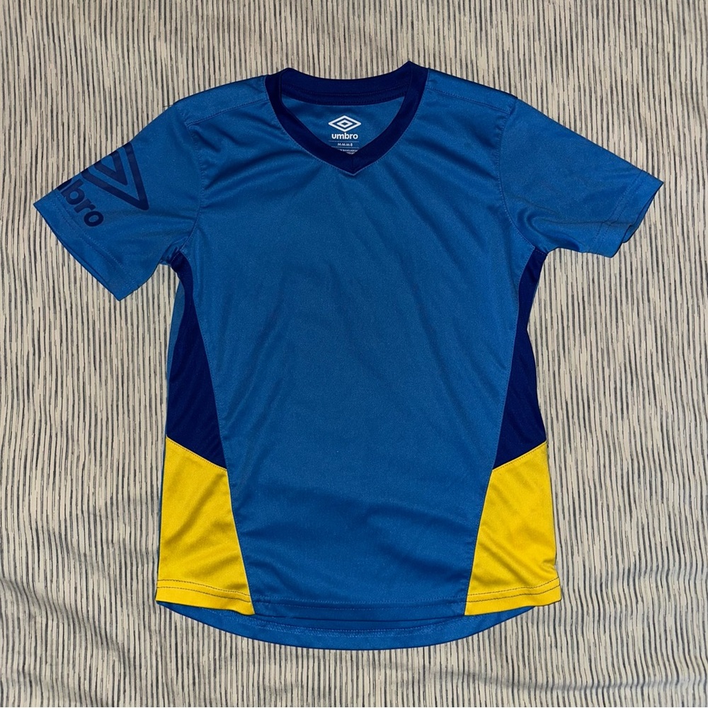 UMBRO Boy’s Vibrant Blue and Yellow Jersey